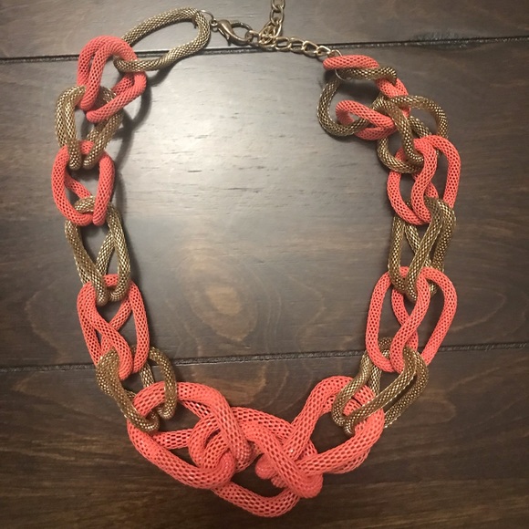 Orange and Gold Necklace - Picture 2 of 2